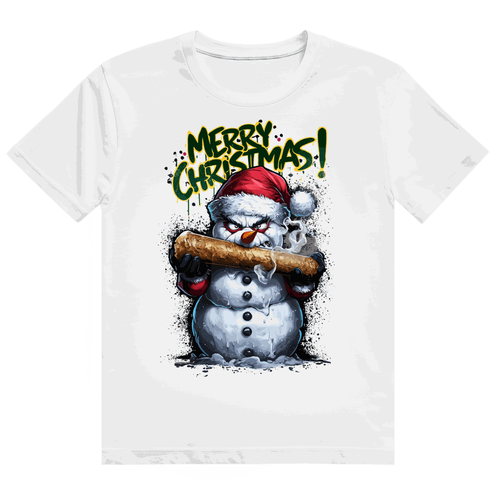 Größentabelle für Heavy Cotton T-Shirt The Snowman von Division420