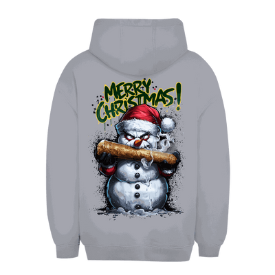 Unisex Oversize Hoodie The Snowman von Division420 in schwarzem Urban Style