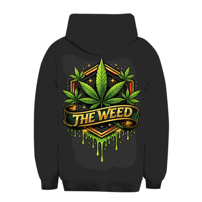 Unisex Oversize Hoodie The Weed von Division420 mit Kapuze und Kängurutasche in urbanem Stil