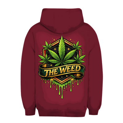 Unisex Oversize Hoodie The Weed von Division420 mit Kapuze und Kängurutasche in urbanem Stil