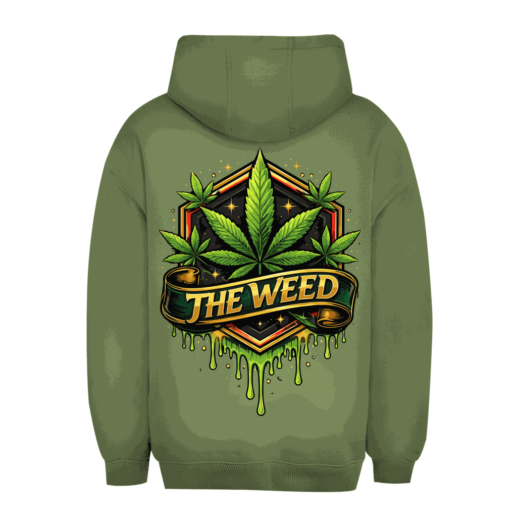 Unisex Oversize Hoodie The Weed von Division420 in urbanem Style und nachhaltiger Baumwollmischung