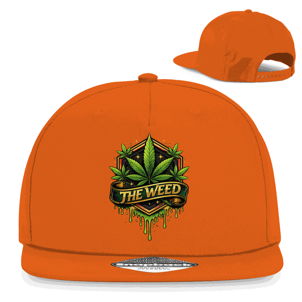 Division420 Snapback Cap The Weed aus Baumwoll-Twill mit Retro-Snapback und urbanem Streetwear-Design