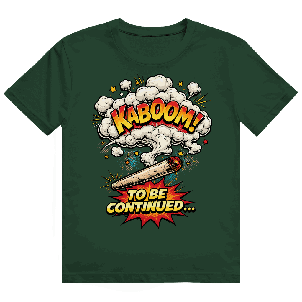 Division420 Heavy Cotton T-Shirt To be continued in modernem Tubular Fit aus nachhaltiger Baumwolle