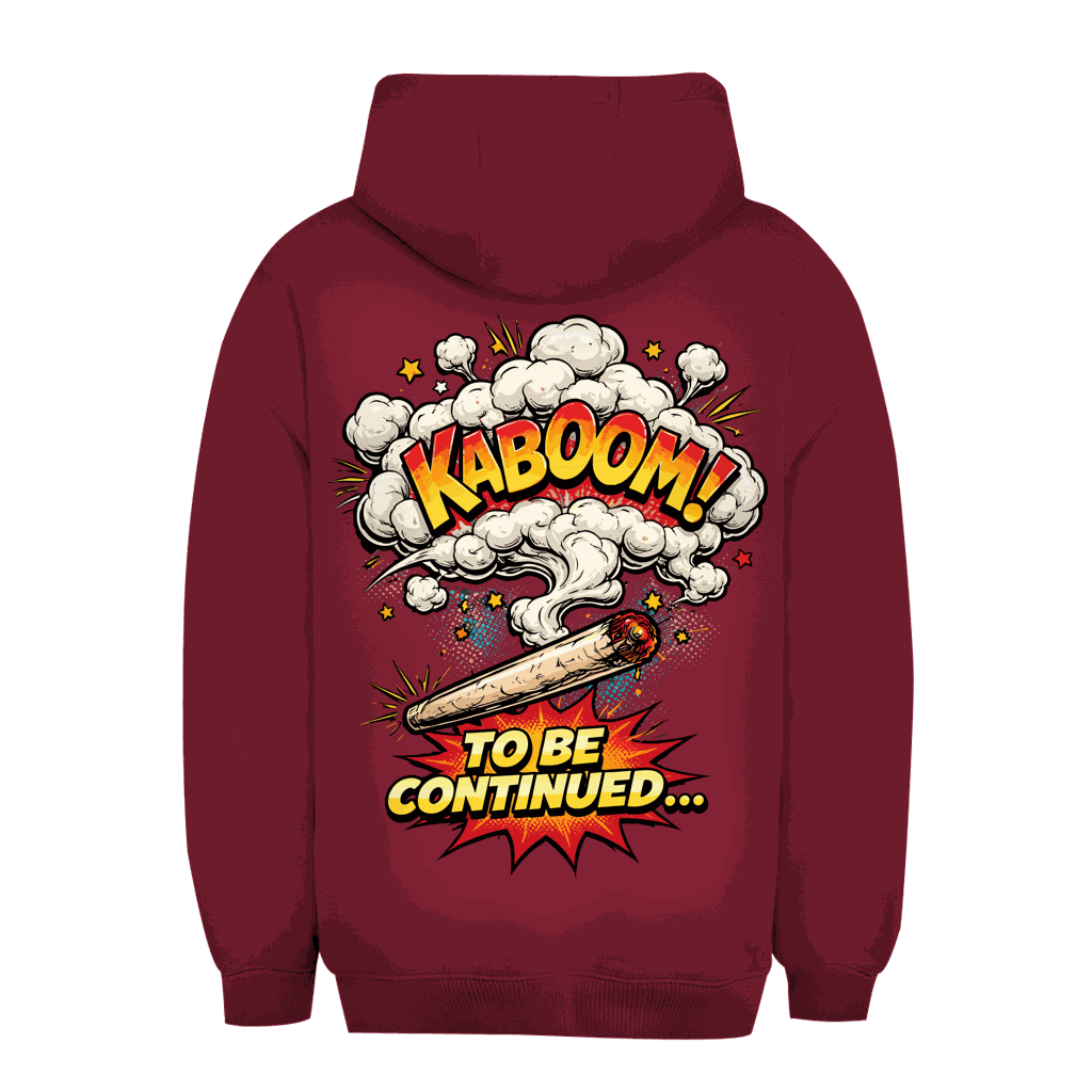 Unisex Oversize Hoodie Division420 Größenübersichtgrafik