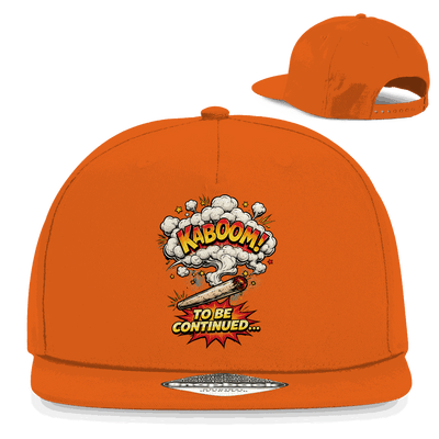Division420 Snapback Cap To be continued aus Baumwoll-Twill mit flachem Schirm und Retro-Snapbackverschluss