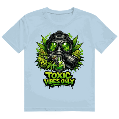 Division420 Heavy Cotton T-Shirt Toxic Vibes Only mit modernem Tubular Fit und nachhaltiger Produktion