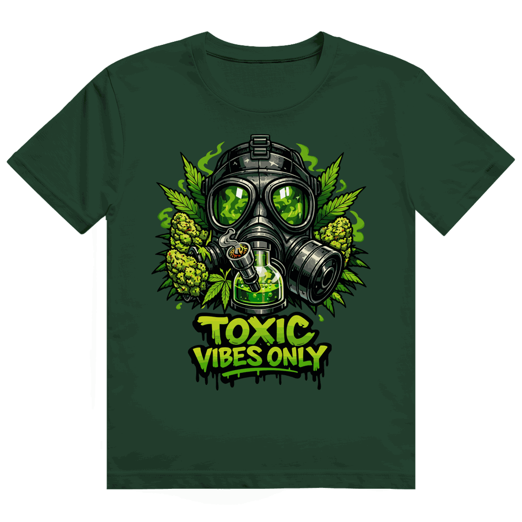 Größentabelle für Division420 Heavy Cotton T-Shirt - Toxic Vibes Only