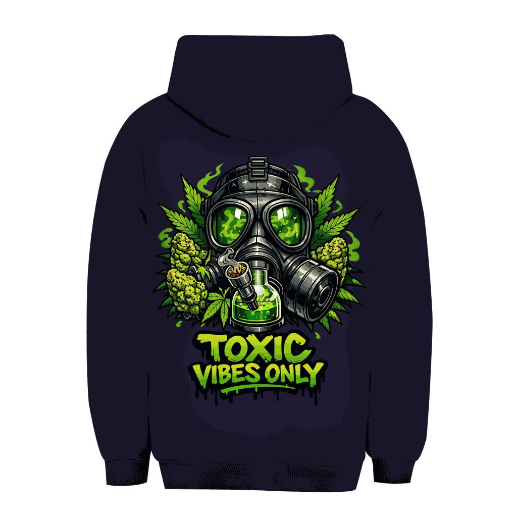 Unisex Oversize Hoodie Toxic Vibes Only von Division420 in urbanem Stil
