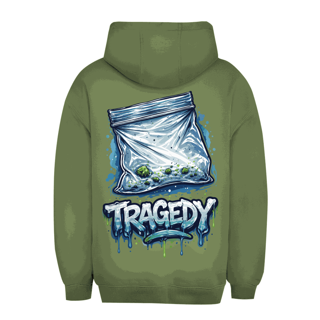 Unisex Oversize Hoodie von Division420 in entspanntem urbanen Stil mit Kängurutasche und Kapuze