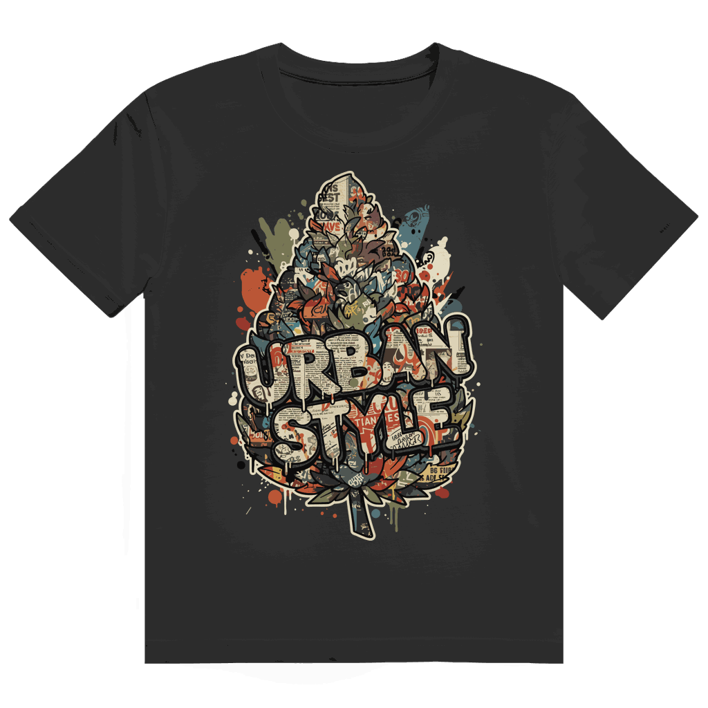 Division420 Heavy Cotton T-Shirt Urban Style Art Print in hochwertiger Baumwolle mit modernem Tubular Fit und nachhaltiger Produktion