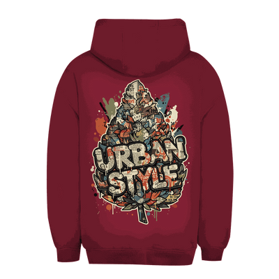 Unisex Oversize Hoodie in Urban Style mit Art Print von Division420, bequem und nachhaltig