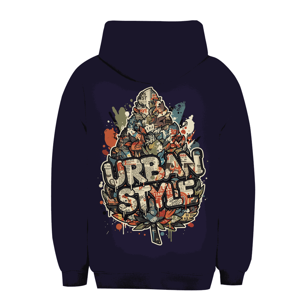 Unisex Oversize Hoodie Urban Style Art Print von Division420 mit Kapuze und Kängurutasche