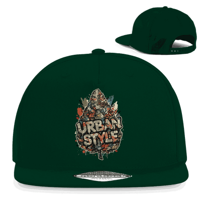 Division420 Snapback Cap urbaner Stil klassische 5-Panel Rapper Cap Baumwoll-Twill Streetwear Statement