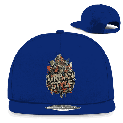 Division420 Snapback Cap urbaner Stil aus Baumwoll-Twill mit flachem Schirm und Retro-Snapbackverschluss