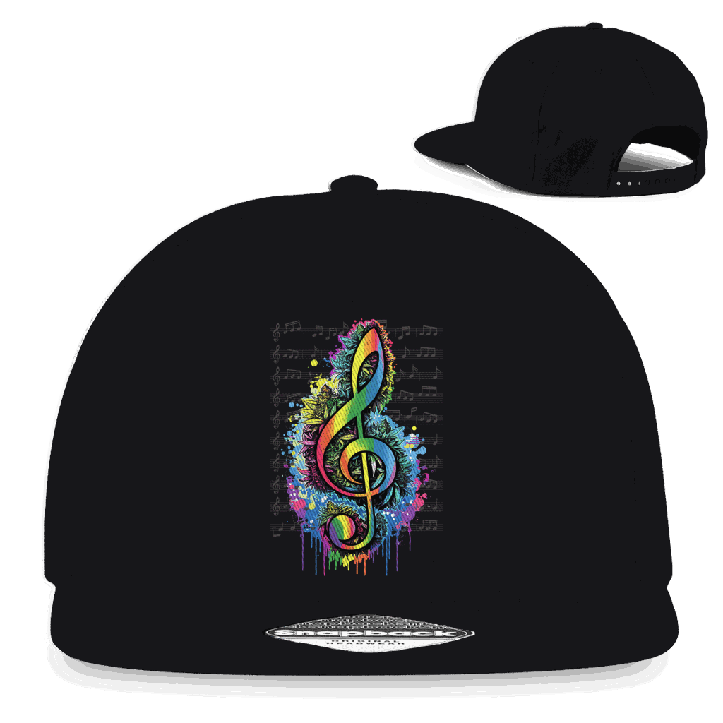 Snapback Rapper Cap - Weed and Music | Division420®