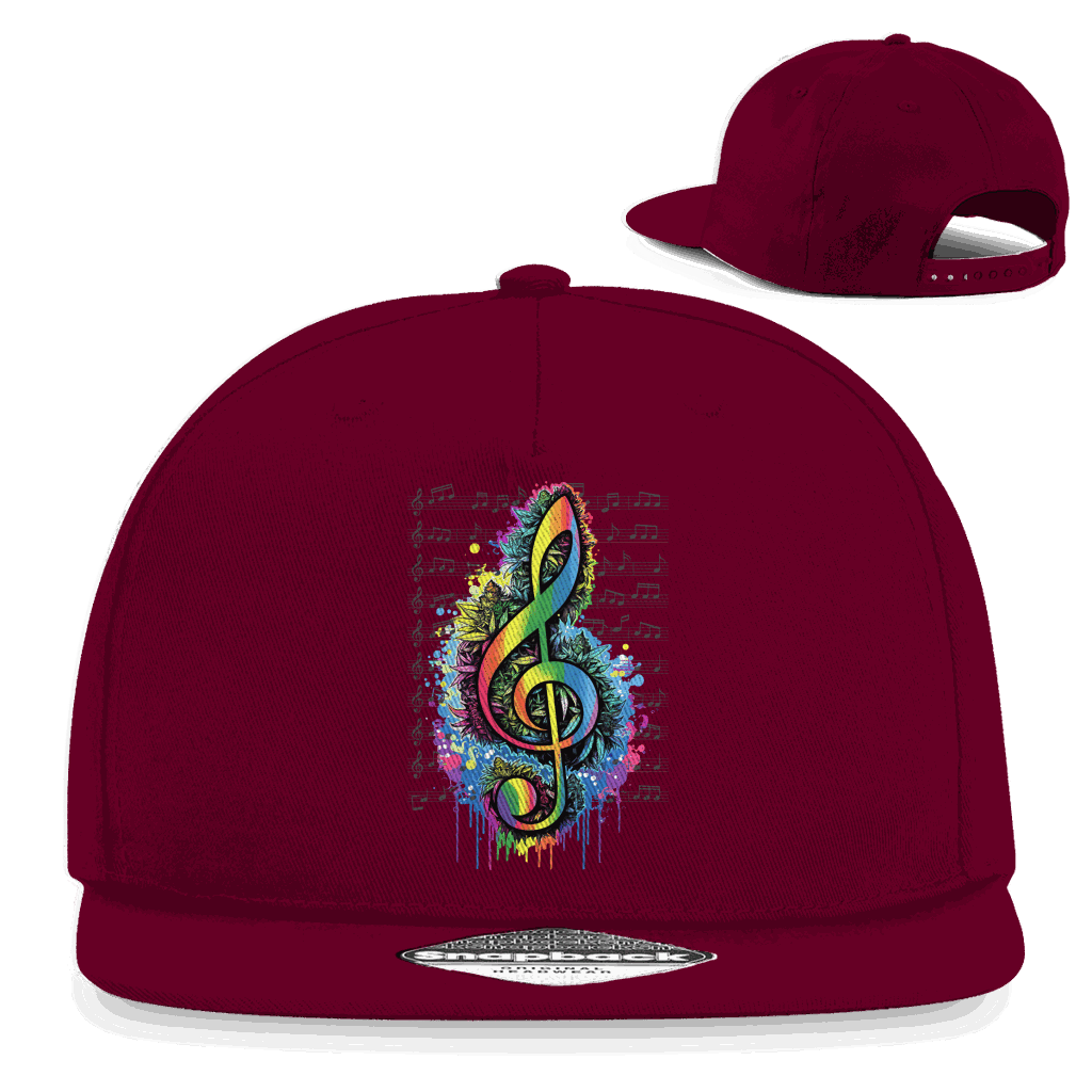 Snapback Rapper Cap - Weed and Music | Division420®