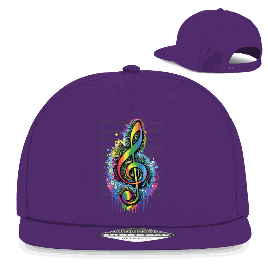 Snapback Rapper Cap - Weed and Music | Division420®