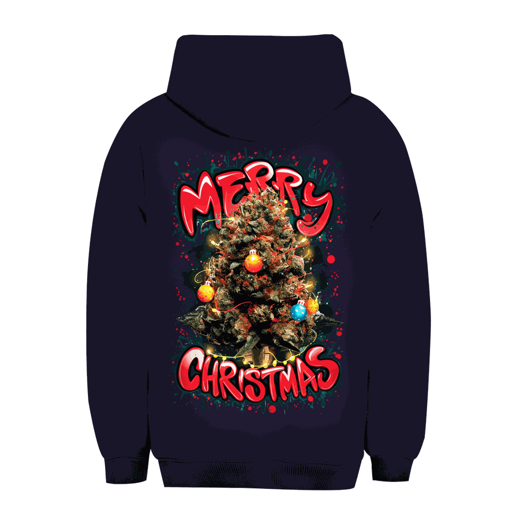 Unisex Oversize Hoodie - Weed Christmas Tree | Division420®