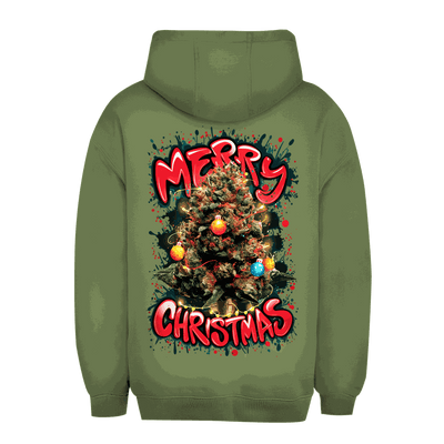 Unisex Oversize Hoodie - Weed Christmas Tree | Division420®