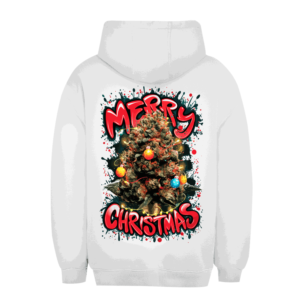 Unisex Oversize Hoodie - Weed Christmas Tree | Division420®