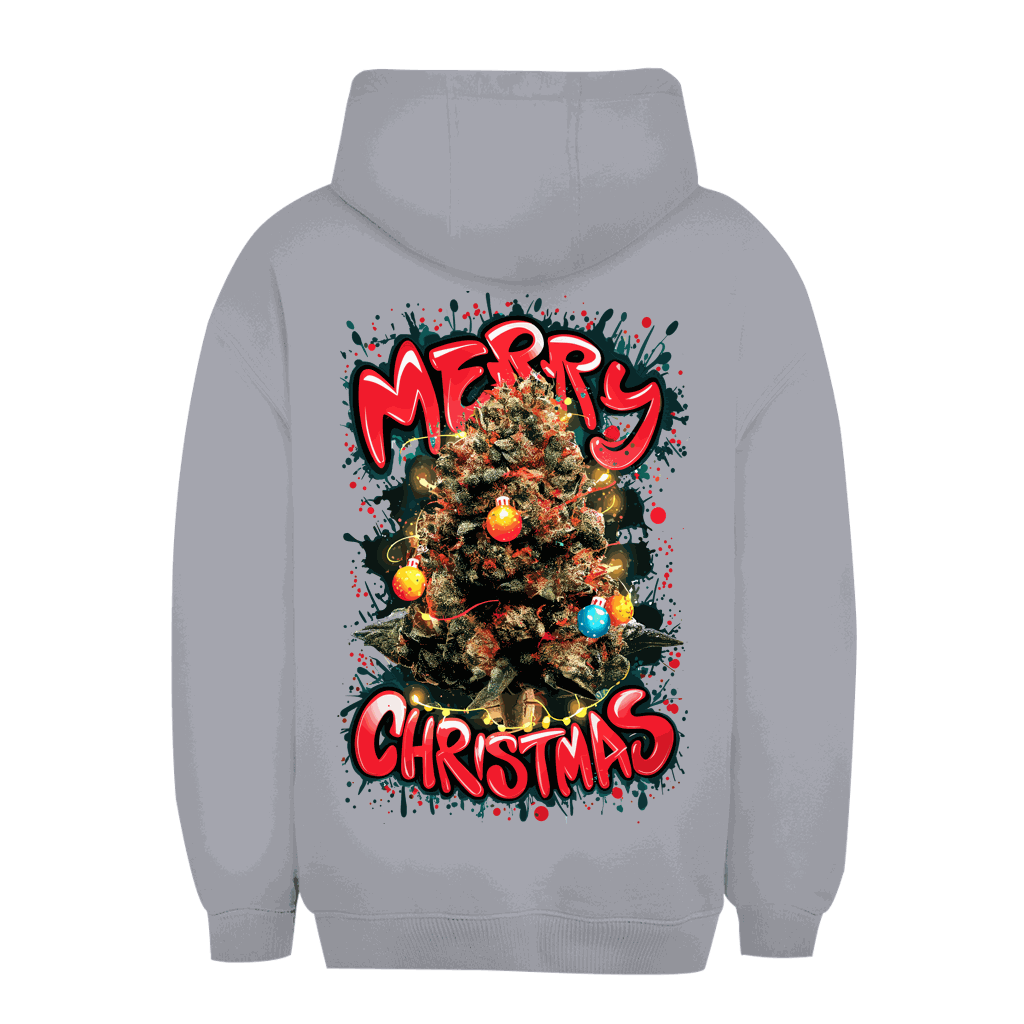 Unisex Oversize Hoodie - Weed Christmas Tree | Division420®
