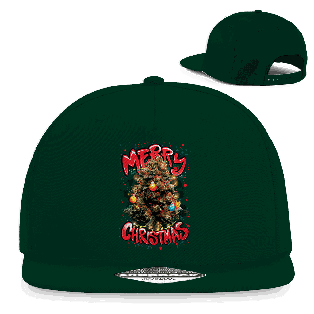 Snapback Rapper Cap Weed - Christmas Tree | Division420®