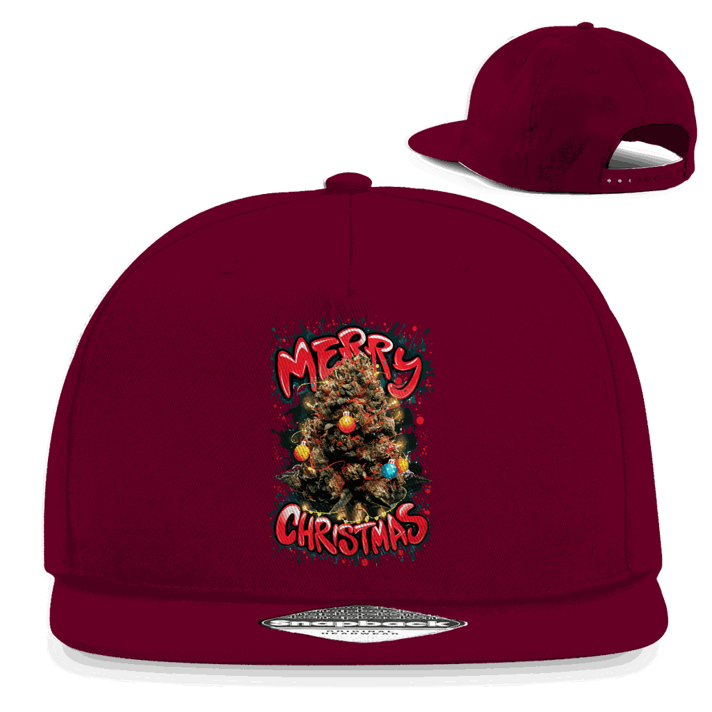 Snapback Rapper Cap Weed - Christmas Tree | Division420®