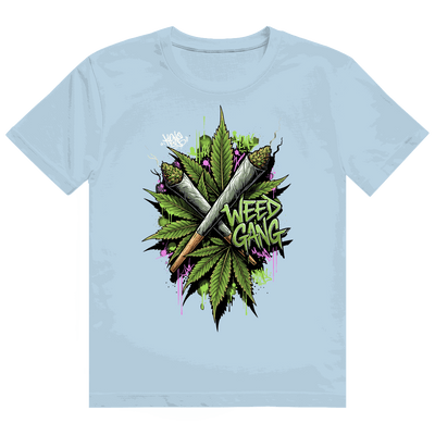 Heavy Cotton T-Shirt Weed Gang von Division420 in hochwertiger Baumwolle mit Streetstyle-Design