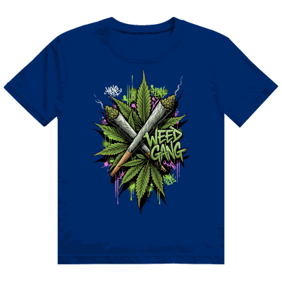 Heavy Cotton T-Shirt Weed Gang von Division420 mit hochwertiger Baumwolle und modernem Streetstyle