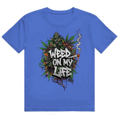 Division420 Heavy Cotton T-Shirt aus nachhaltiger Baumwolle mit Weed-Design und modernem Tubular Fit