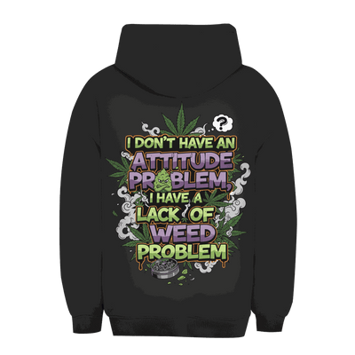 Unisex Oversize Hoodie in Schwarz mit Cannabis-Motiv und entspanntem urbanen Look von Division420