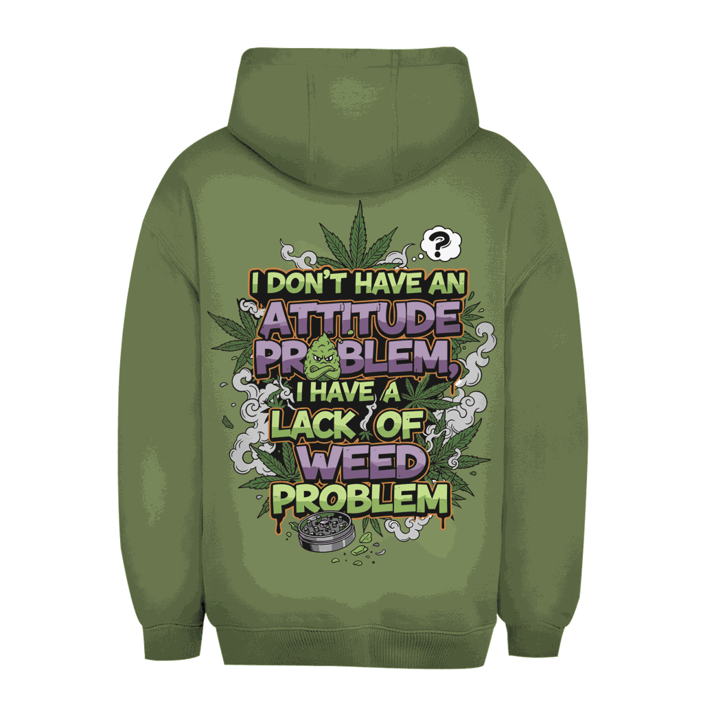 Unisex Oversize Hoodie von Division420 in Urban Style mit Kapuze und Kängurutasche