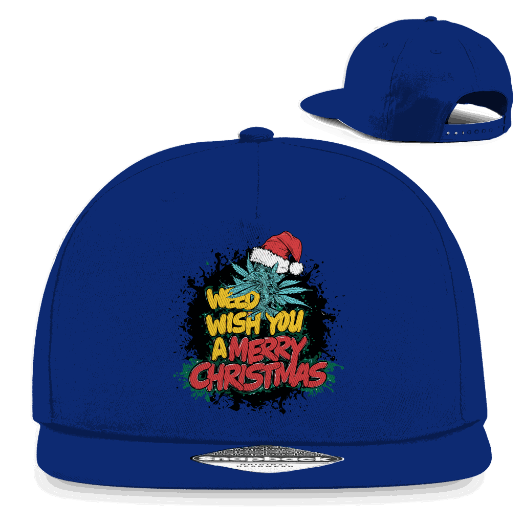 Division420 Snapback Cap Weed wish you aus Baumwoll-Twill mit flachem Schirm und Retro-Snapbackverschluss