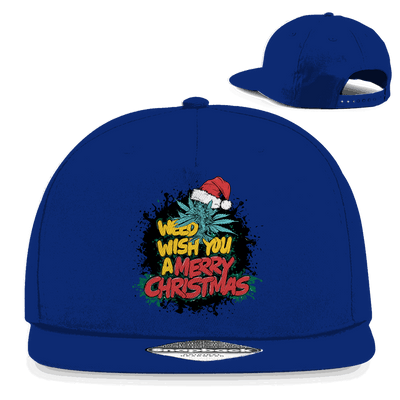 Division420 Snapback Cap Weed wish you aus Baumwoll-Twill mit flachem Schirm und Retro-Snapbackverschluss