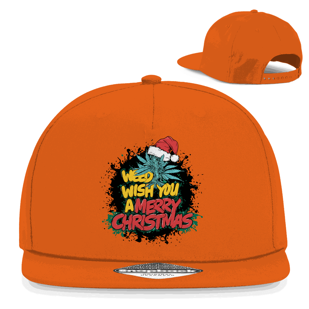 Division420 Snapback Cap Weed wish you aus Baumwoll-Twill mit flachem Schirm und Retro-Snapbackverschluss