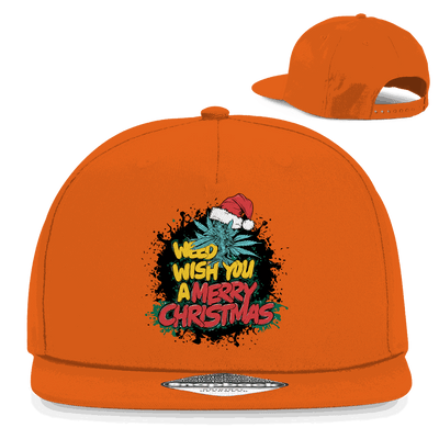 Division420 Snapback Cap Weed wish you aus Baumwoll-Twill mit flachem Schirm und Retro-Snapbackverschluss