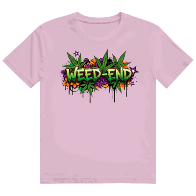 Division420 Heavy Cotton T-Shirt Weed-End aus 100% Baumwolle in modernem Tubular Fit, nachhaltig und bequem
