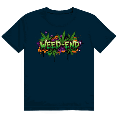 Division420 Heavy Cotton T-Shirt Weed-End in modernem Streetstyle und nachhaltiger Baumwolle