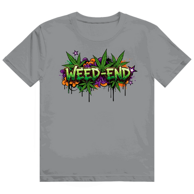 Division420 Heavy Cotton T-Shirt Weed-End aus 100% Baumwolle mit modernem Tubular Fit und nachhaltiger Produktion