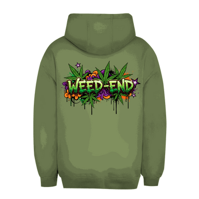 Unisex Oversize Hoodie von Division420 in urbanem Stil mit Kapuze und Kängurutasche