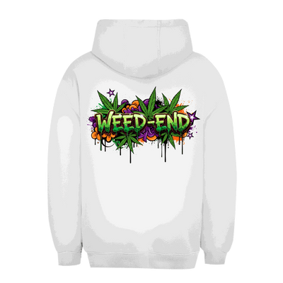 Unisex Oversize Hoodie in schwarzer Farbe mit Kapuze und Kängurutasche von Division420