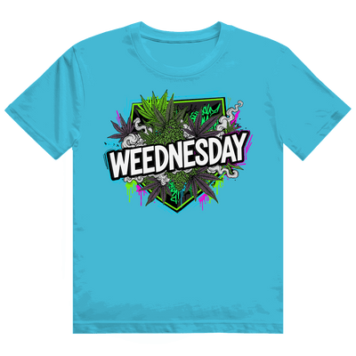 Größentabelle für Heavy Cotton T-Shirt von Division420 mit Weednesday Art Print