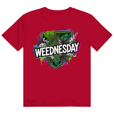 Größentabelle für Heavy Cotton T-Shirt von Division420 mit Weednesday Art Print