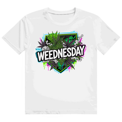 Größentabelle für Heavy Cotton T-Shirt von Division420 mit Weednesday Art Print