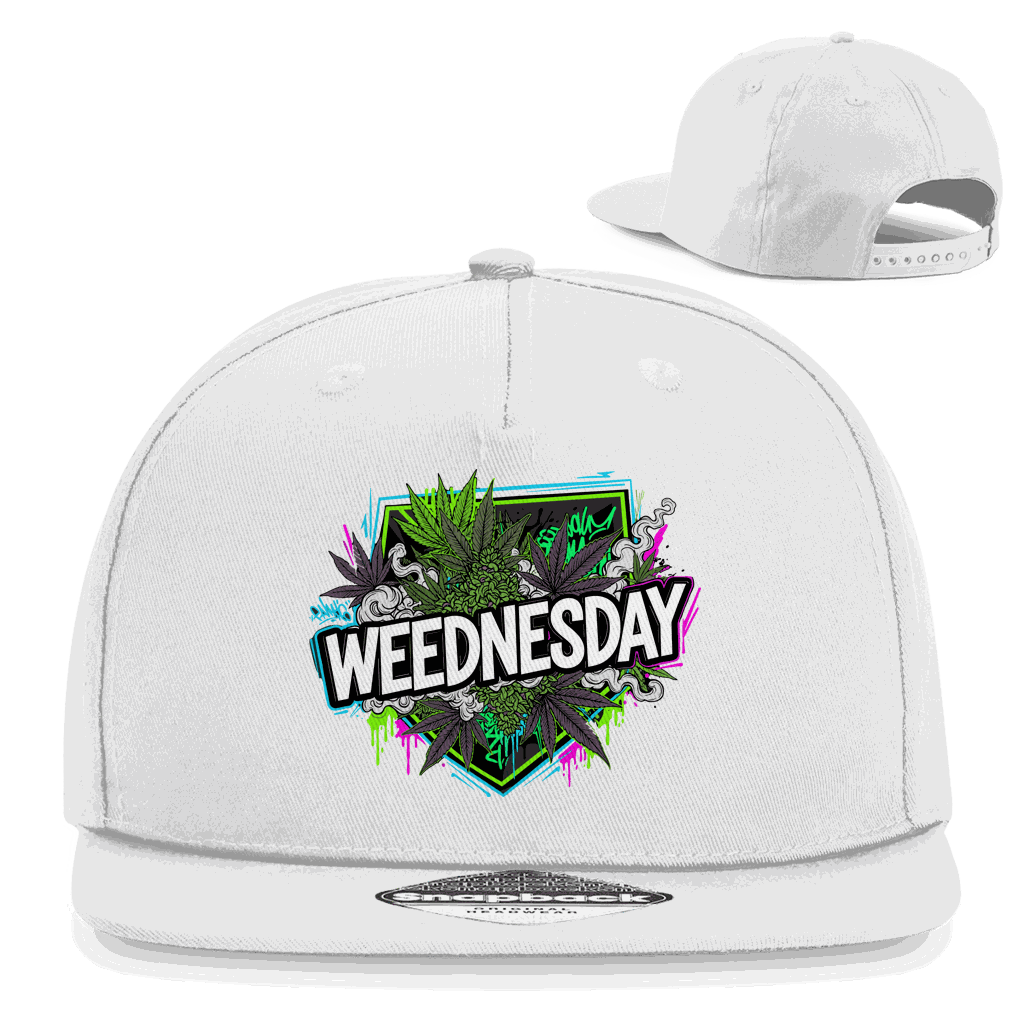 Snapback Cap Division420 mit Weednesday Art Print und Retro-Snapbackverschluss