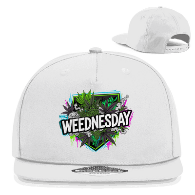 Snapback Cap Division420 mit Weednesday Art Print und Retro-Snapbackverschluss