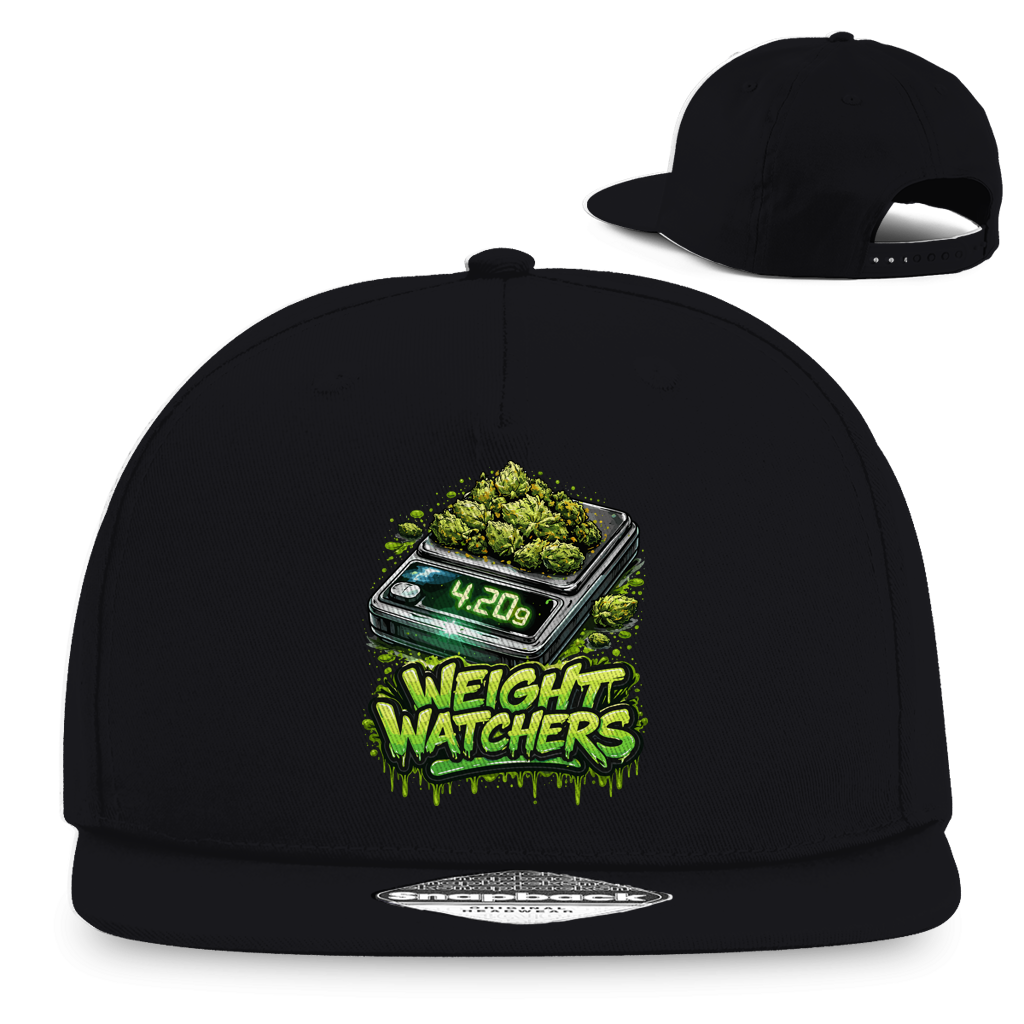 Division420 Snapback Cap aus Baumwoll-Twill mit flachem Schirm und Retro-Snapback Verschluss