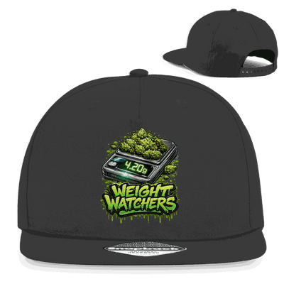 Division420 Snapback Cap aus Baumwoll-Twill mit flachem Schirm und Retro-Snapback-Verschluss