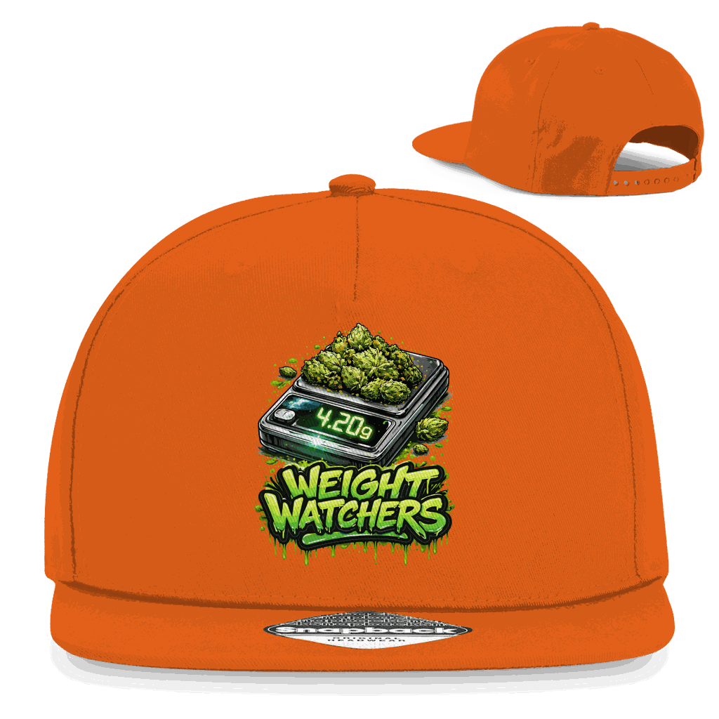 Division420 Snapback Cap aus Baumwoll-Twill mit flachem Schirm und Snapback-Verschluss im urbanen Streetwear-Design