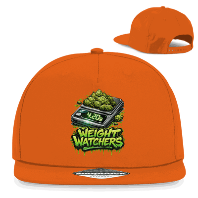 Division420 Snapback Cap aus Baumwoll-Twill mit flachem Schirm und Snapback-Verschluss im urbanen Streetwear-Design